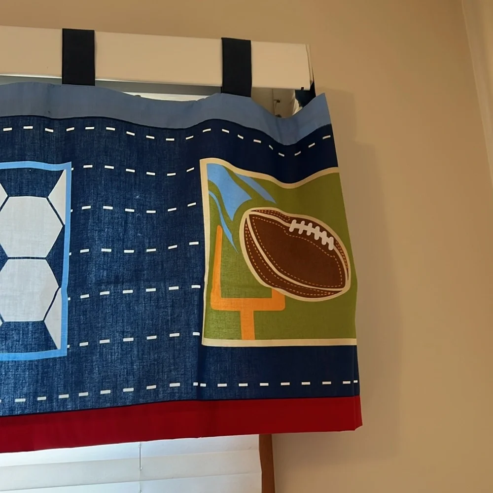 2 Sports Themed Valances